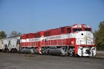 Transfer shoves back into the yard